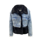 FORTE DEI MARMI COUTURE Blue Cotton Denim Jacket