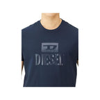 Diesel Blue Cotton T-Shirt