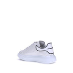 Alexander McQueen White Calf Leather Bos Taurus Platform Sneakers