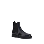 Dolce & Gabbana Black Calf Leather Bos Taurus Chelsea Boots