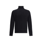 Dsquared² Black Fleece Wool Turtleneck
