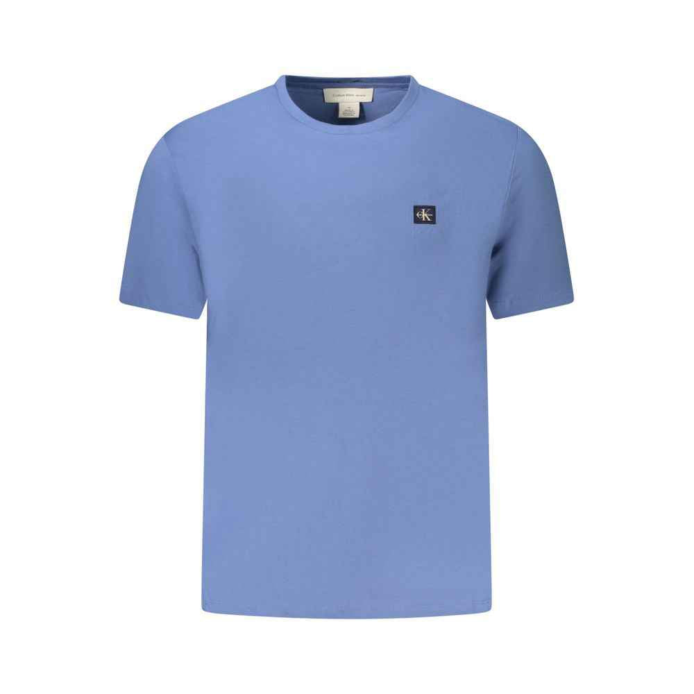 Calvin Klein Blue Cotton Men T-Shirt