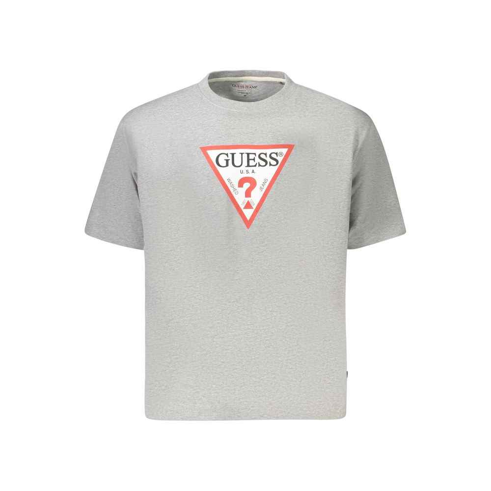 Guess Jeans Gray Cotton Women T-Shirt