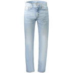 Calvin Klein Blue Cotton Men Jeans