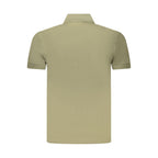 Hugo Boss Green Cotton Men Polo Shirt