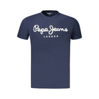 Pepe Jeans Blue Cotton Men T-Shirt