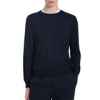 Brunello Cucinelli Blue Cashmere Men Sweater