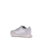 Moncler White Polyamide Low Top Sneakers