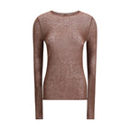 PINKO Brown Wool Sweatshirt