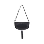 Courrèges Black Calf Leather Bos Taurus Shoulder Bag