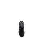 Valentino Garavani Black Calf Leather Bos Taurus Low Top Sneakers