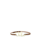 Chloé Brown Calf Leather Bos Taurus Thin Belt