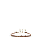 Chloé Brown Calf Leather Bos Taurus Thin Belt