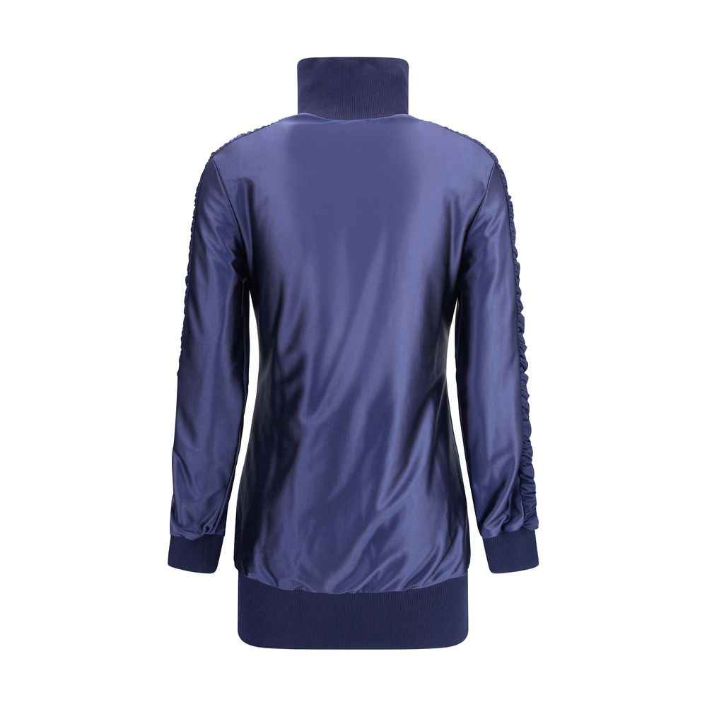 Balenciaga Shiny jersey fitted tracksuit Dress