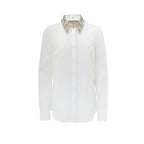 Gucci White Cotton Dress Shirt