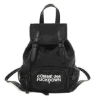 Comme Des Fuckdown Black Nylon Backpack