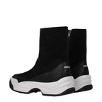 Kenzo Black Leather Ankle Boots