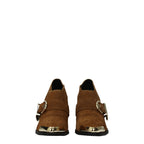 Versace Jeans Brown Leather Ankle Boots
