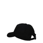 Valentino Garavani Black Cotton Cap (Baseball Hat)