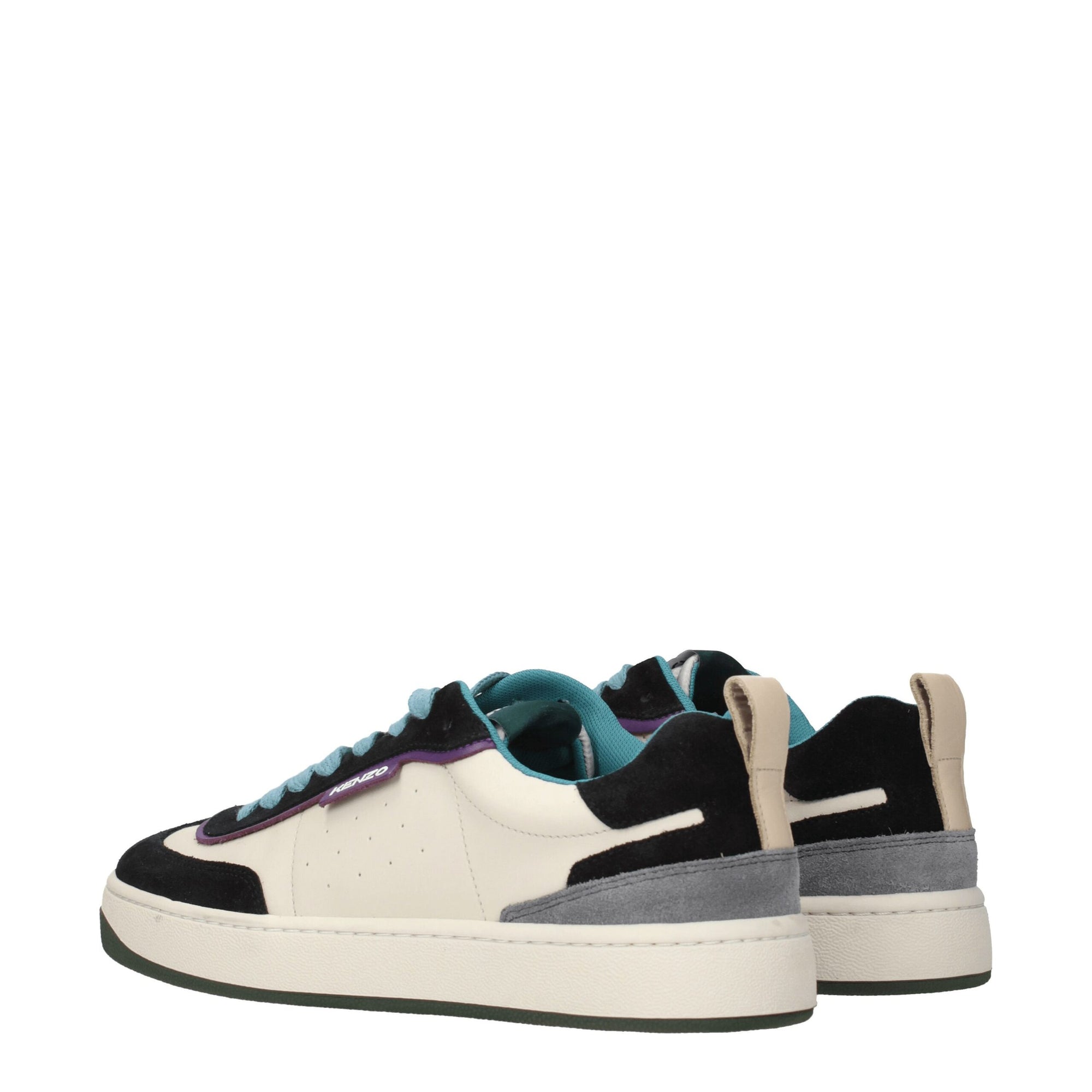 Kenzo Multicolor Leather Low Top Sneakers