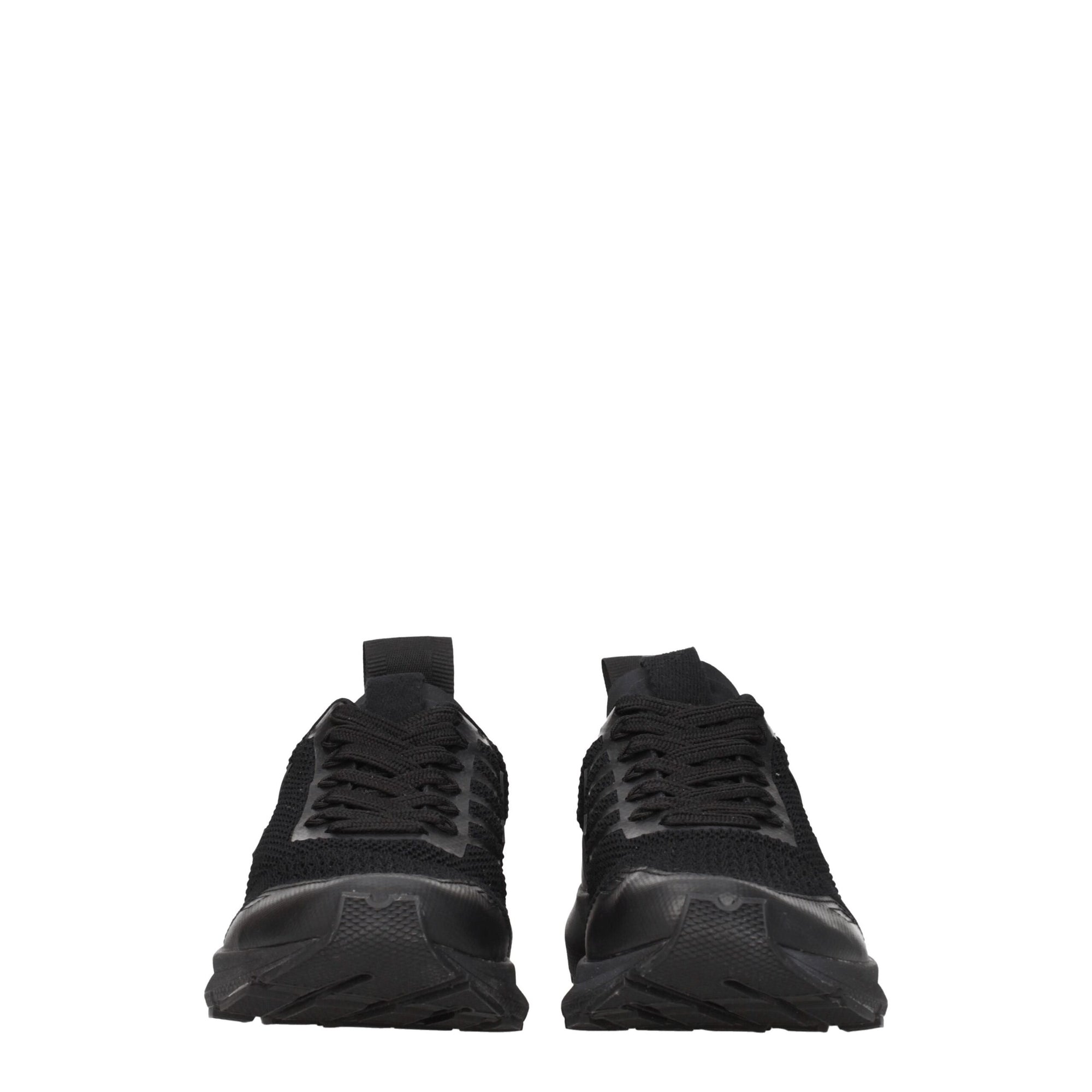 Veja Black Fabric Athletic Sneakers