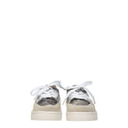 Mou Gray Leather Low Top Sneakers