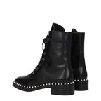 Stuart Weitzman Black Leather Ankle Boots