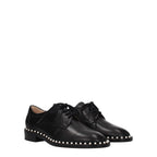 Stuart Weitzman Black Leather Oxfords And Derbies