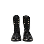 Stuart Weitzman Black Leather Ankle Boots