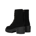 Stuart Weitzman Black Leather Ankle Boots