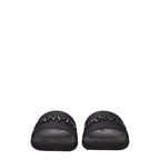 Lanvin Black Cotton Slippers
