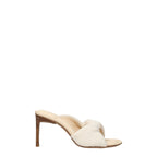 Jacquemus Beige Fabric Stiletto Heel Sandals