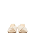 Jacquemus Beige Fabric Stiletto Heel Sandals