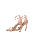 Lanvin Pink Leather Stiletto Heel Sandals