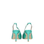 Stuart Weitzman Green Leather High Heel Pumps
