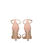 Lanvin Pink Leather Stiletto Heel Sandals