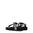 Isabel Marant Black Leather Flip-Flop Sandals