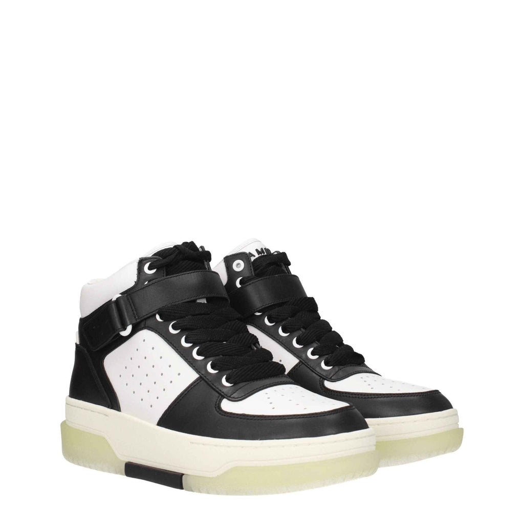 Amiri Black Leather High Tops