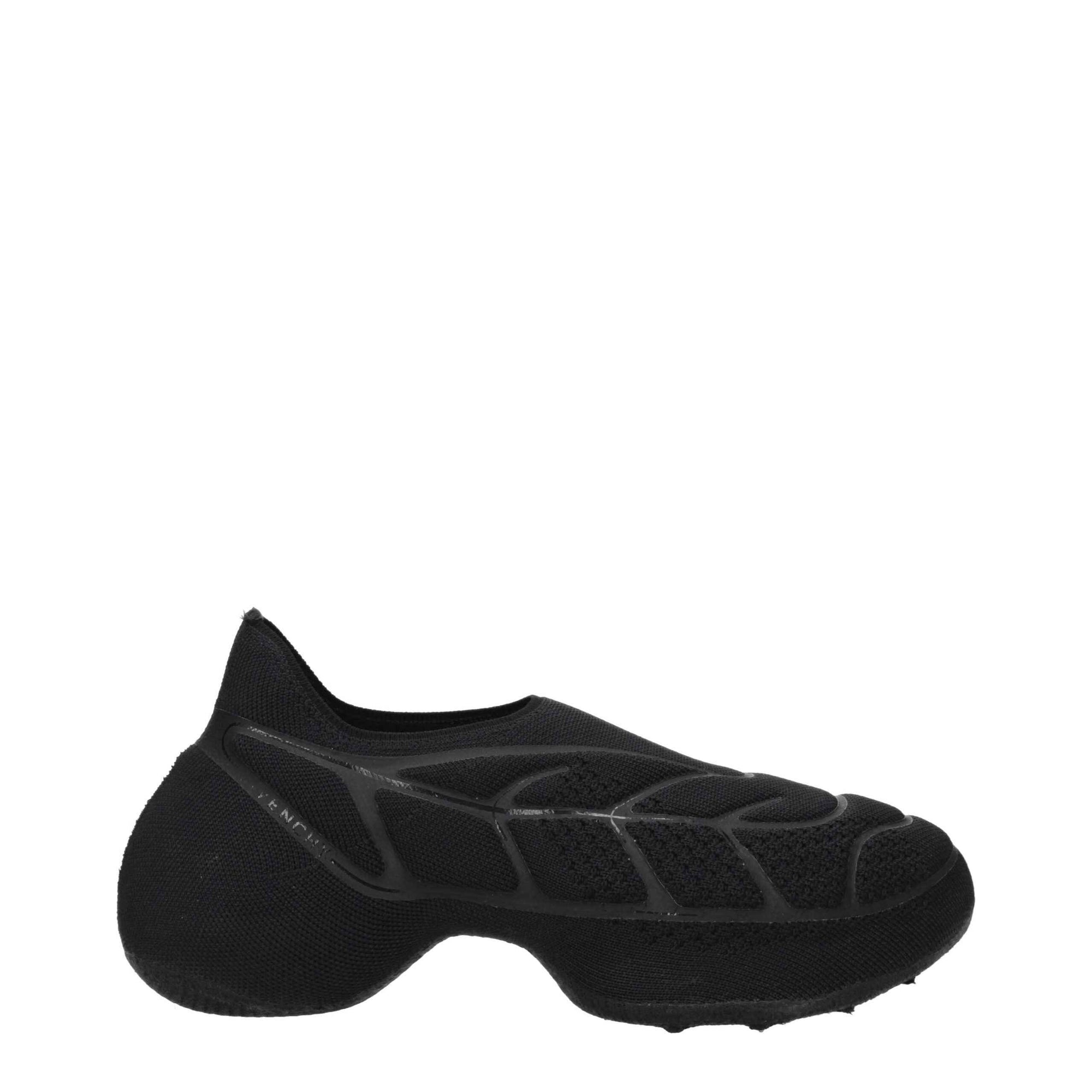 Givenchy Black Fabric Slip-On Loafers