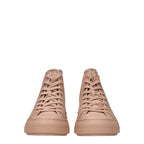 Valentino Garavani Pink Fabric High Top Sneakers