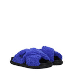 Marni Purple Fabric Slippers