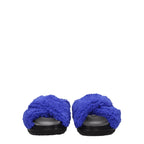 Marni Purple Fabric Slippers