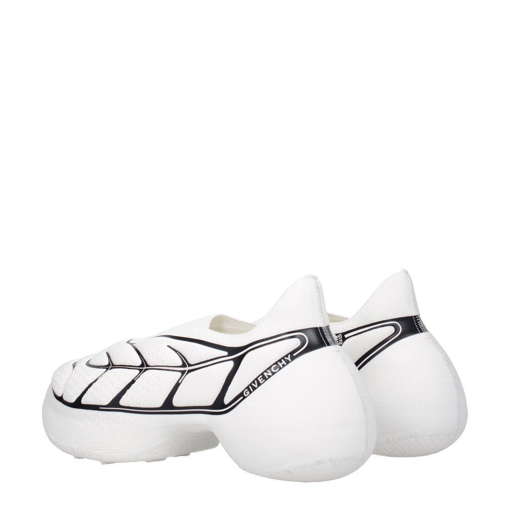 Givenchy White Fabric Low Top Sneakers
