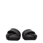 Jil Sander Black Leather Slippers