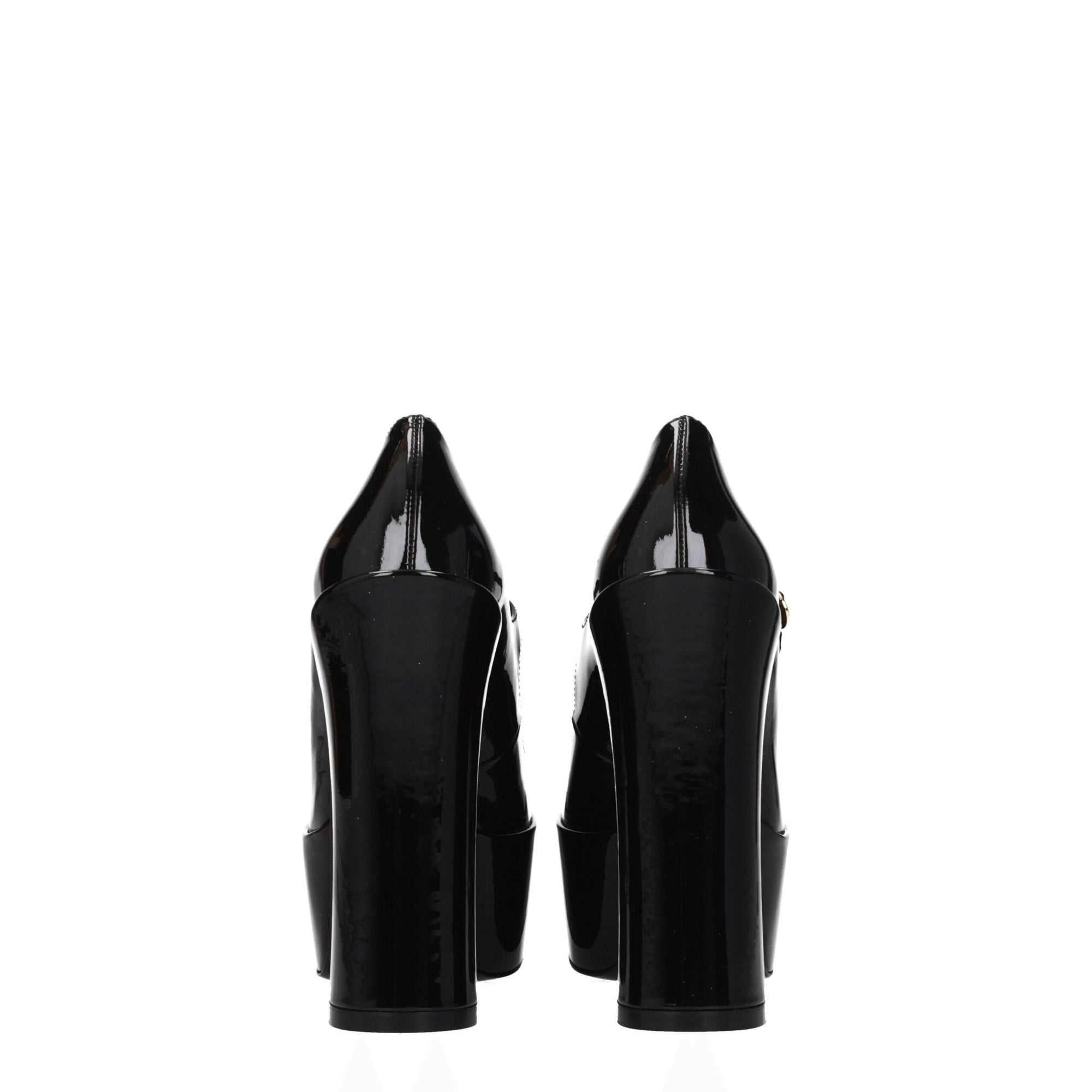 Stuart Weitzman Black Leather Platforms Pumps
