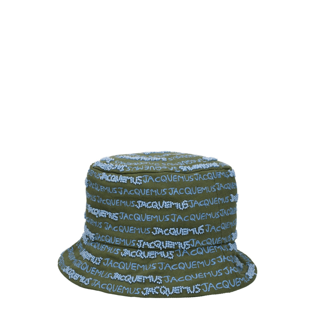 Jacquemus Green Cotton Bucket Hat