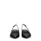 Givenchy Black Leather Mid Heel Pumps