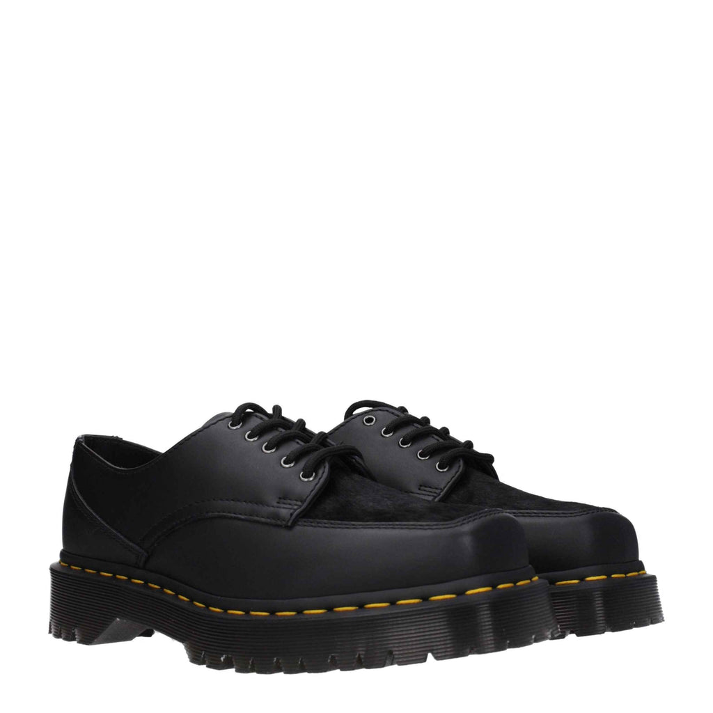 Dr. Martens Black Leather Oxfords And Derbies