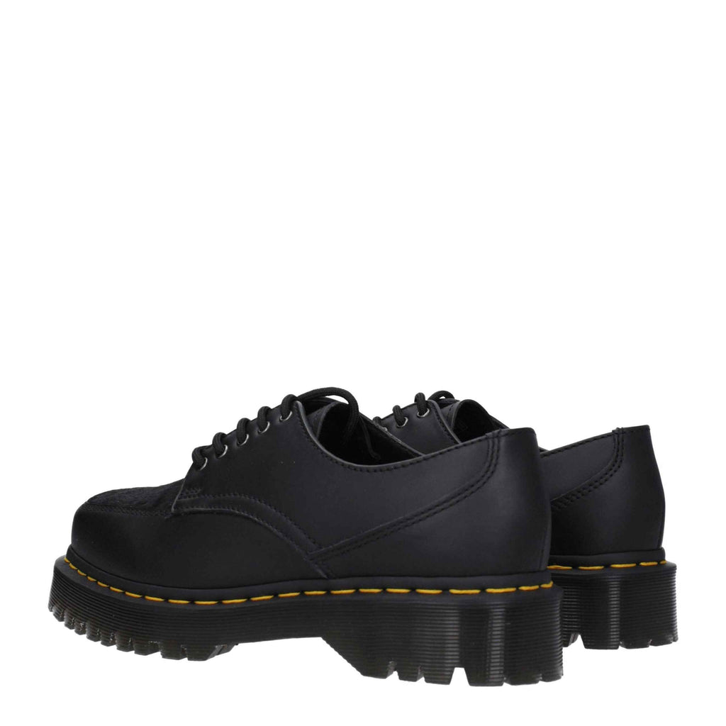 Dr. Martens Black Leather Oxfords And Derbies