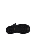 Versace Jeans Black Polyethylene Ankle Boots